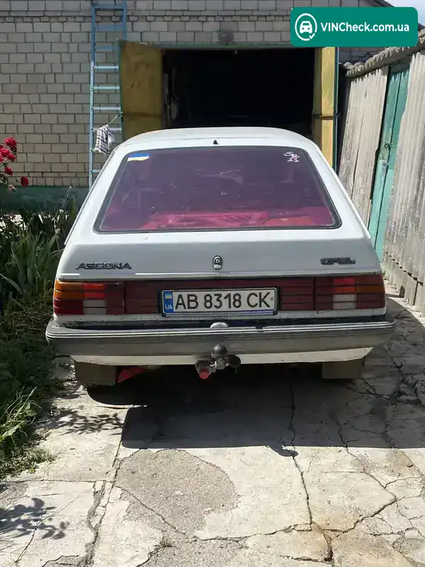 Opel Ascona 1986, фото з оголошення 2 з 7, VIN W0L000089G6059472
