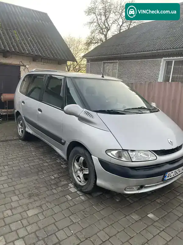 Renault Espace 2000, фото з оголошення 1 з 8, VIN VF8JE0N0523015439