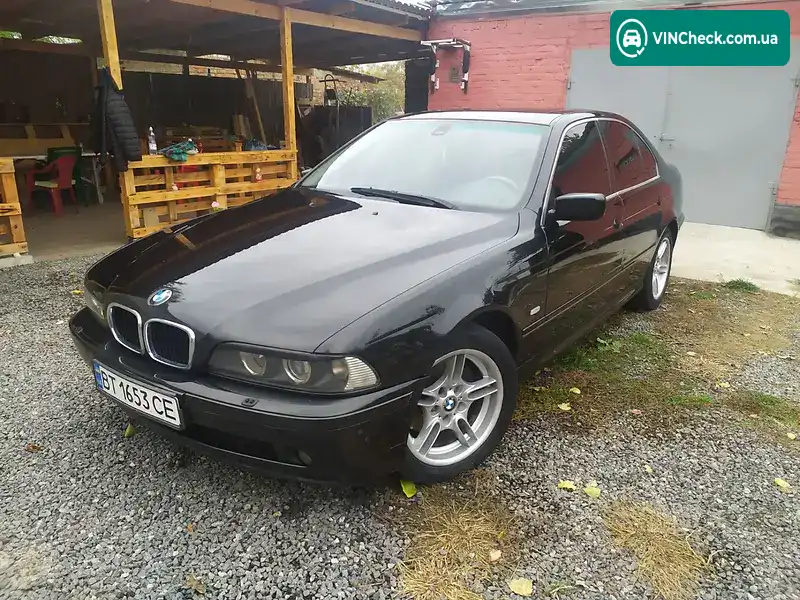BMW 5 Series 2003, фото з оголошення 1 з 20, VIN WBADL81000GX69088