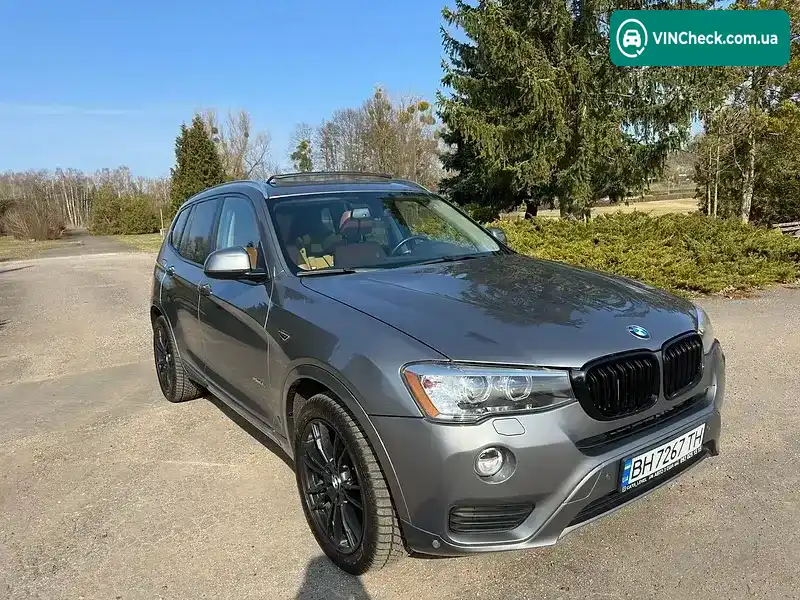 BMW X3 2017, фото з оголошення 2 з 20, VIN 5UXWX7C36H0U44661