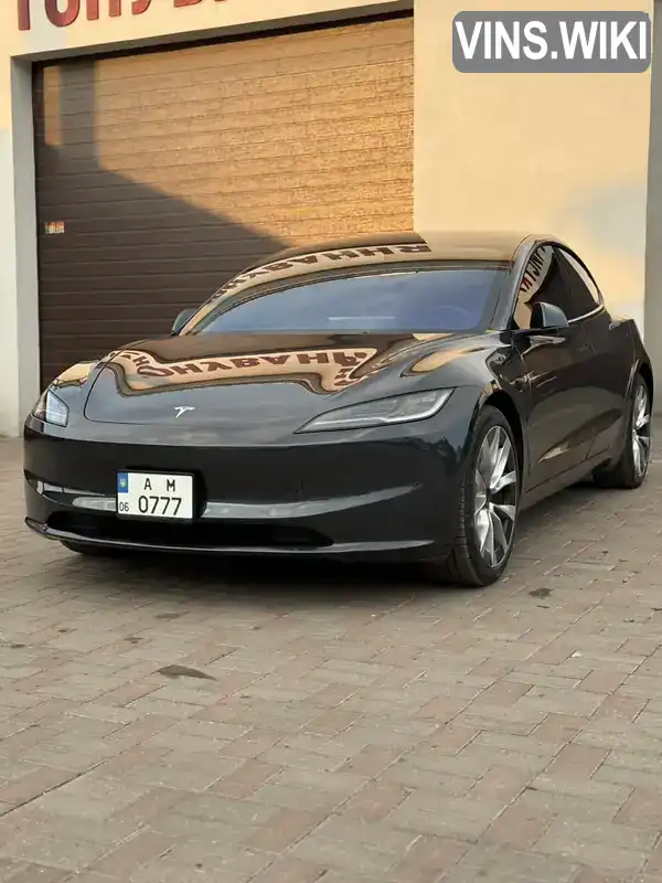 Tesla Model 3 2024, фото з оголошення 1 з 5, VIN 5YJ3E1EB5RF808955