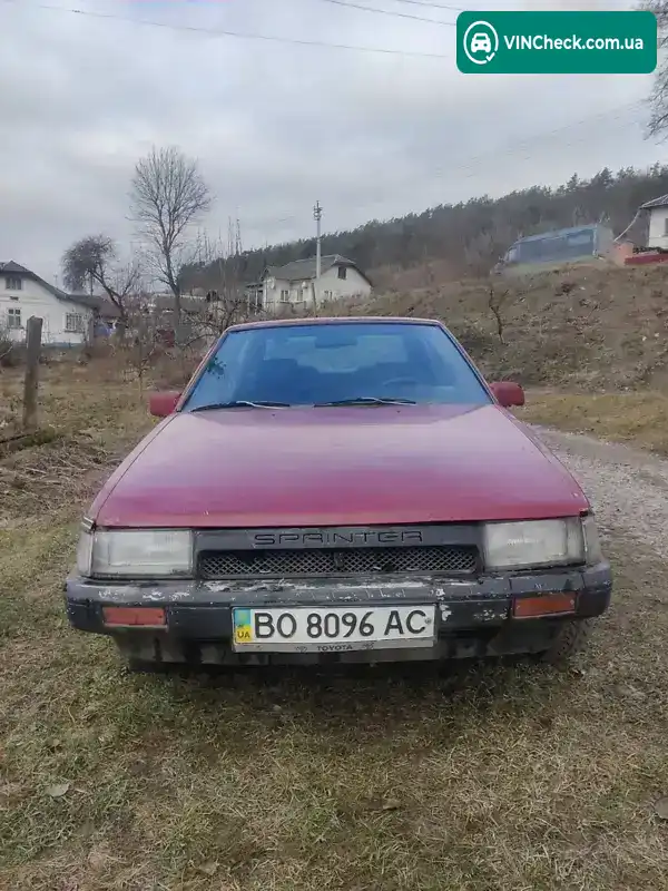 Toyota Sprinter 1989, фото з оголошення 1 з 19, VIN WVEEB315000000094