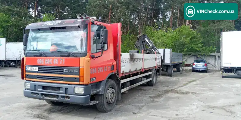 DAF CF 1998, фото з оголошення 2 з 6, VIN XLRAE75RC0E458610