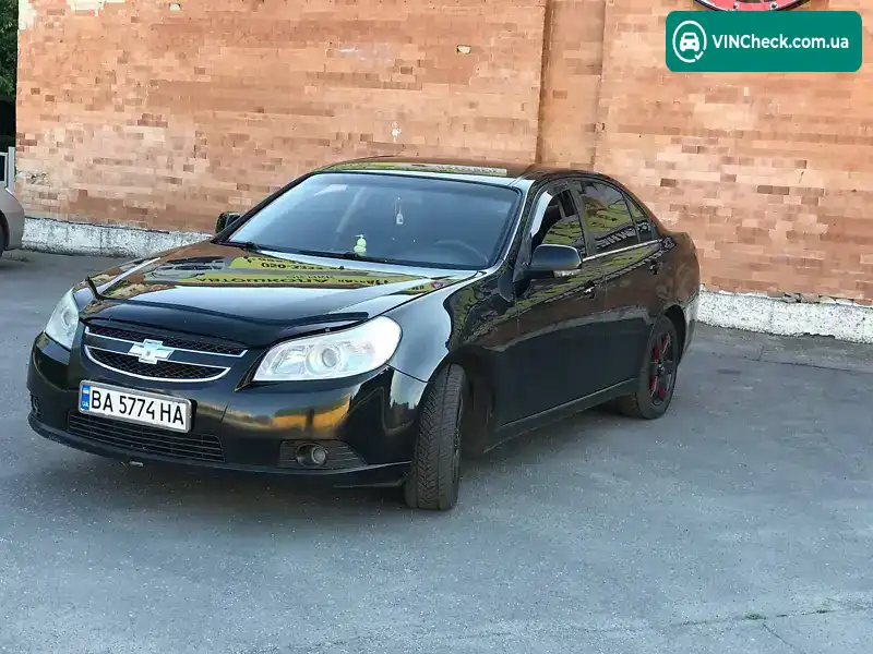 Chevrolet Epica 2008, фото з оголошення 1 з 9, VIN KL1LF69KE8B114428