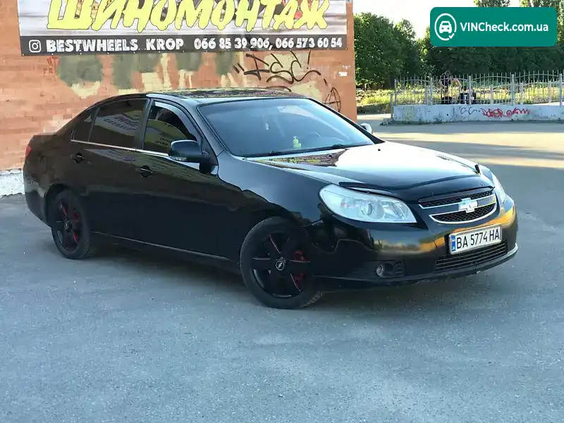 Chevrolet Epica 2008, фото з оголошення 2 з 9, VIN KL1LF69KE8B114428