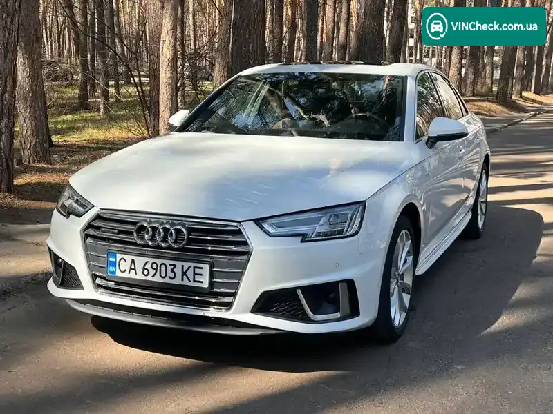 Audi A4 2019, фото з оголошення 2 з 21, VIN WAUENAF47KN013032