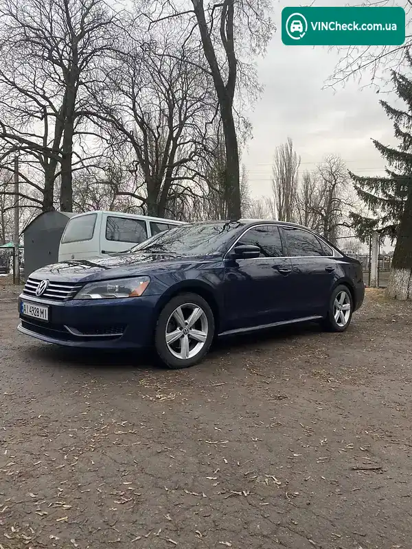 Volkswagen Passat 2012, фото з оголошення 1 з 20, VIN 1WVBP7A38DC042150