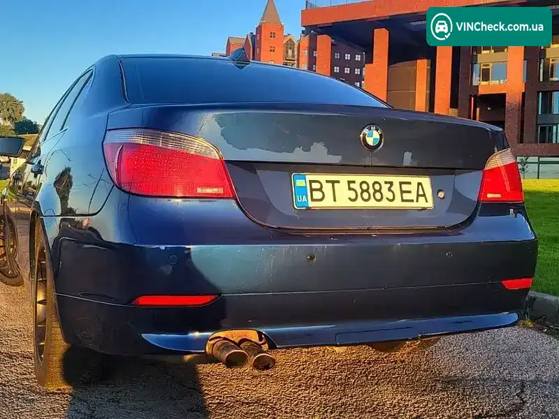 BMW 5 Series 2005, фото з оголошення 1 з 19, VIN WBANE51050B978501