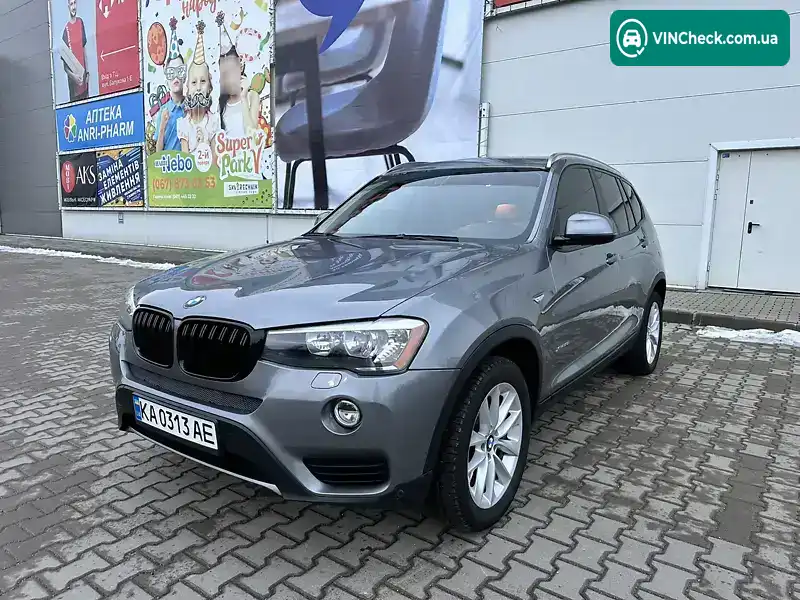 BMW X3 2014, фото з оголошення 1 з 20, VIN 5UXWX9C57F0D52553