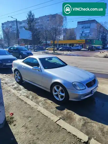 Mercedes-Benz SLK-Class 2001, фото з оголошення 1 з 21, VIN WDB1704491F225980