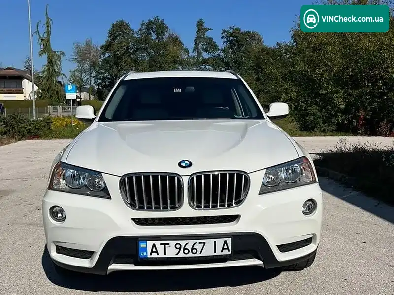 BMW X3 2012, фото з оголошення 1 з 20, VIN 5UXWX9C53D0A31106