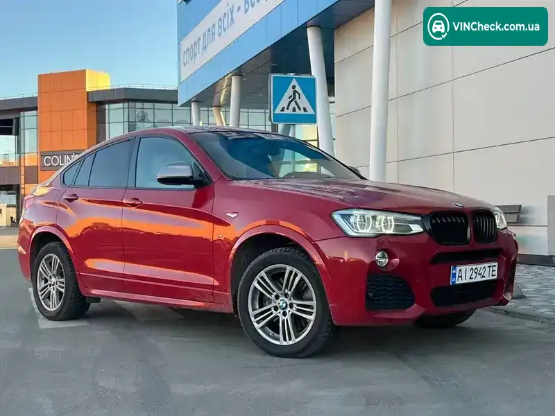 BMW X4 2016, фото з оголошення 2 з 16, VIN WBAXW710800T75698