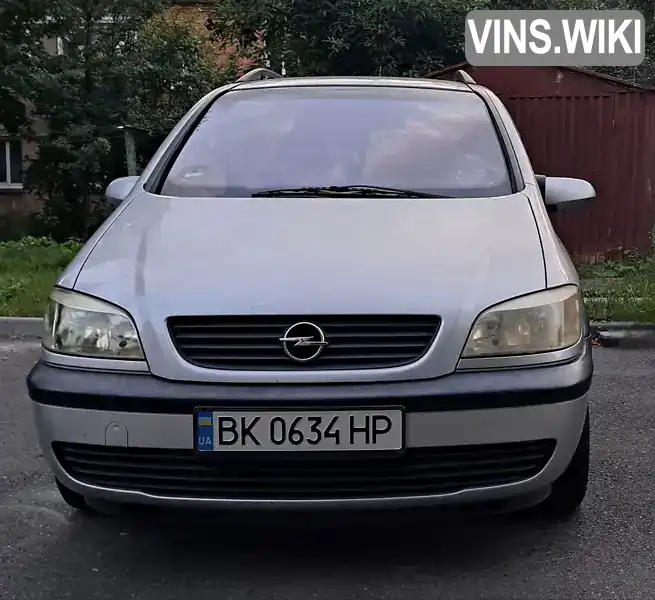 Opel Zafira 2002, фото з оголошення 1 з 6, VIN W0L0TGF752H021075