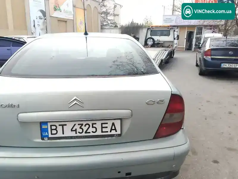 Citroen C5 2003, фото з оголошення 2 з 5, VIN VF7DCRFNF76451089