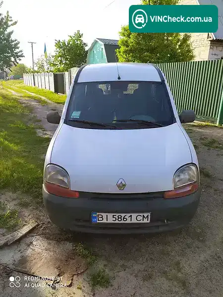 Renault Kangoo 1999, фото з оголошення, VIN VF1FC0EAF20293092