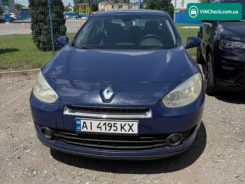 Renault Fluence 2010, фото з оголошення, VIN VF1LZBR0A43891985