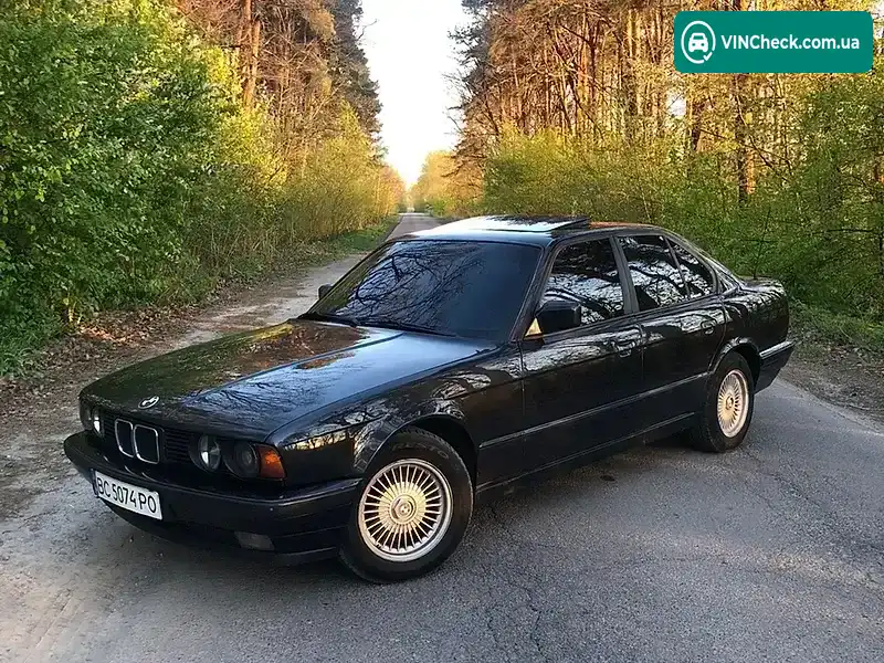 BMW 5 Series 1990, фото з оголошення 1 з 11, VIN WBAHB51030BD17249