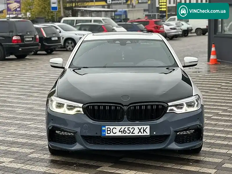 BMW 5 Series 2017, фото з оголошення 2 з 20, VIN WBAJA5C37HG456257