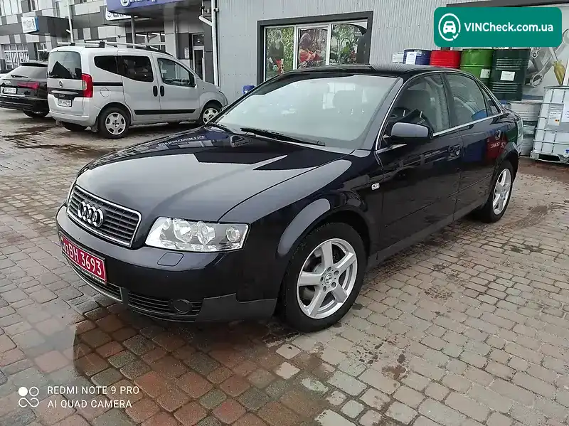 Audi A4 2003, фото з оголошення 1 з 20, VIN WAUZZZ8E93A249328