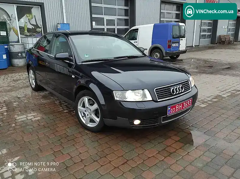 Audi A4 2003, фото з оголошення 2 з 20, VIN WAUZZZ8E93A249328
