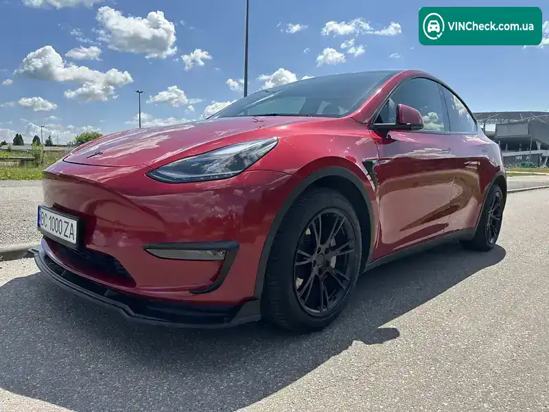 Tesla Model Y 2021, фото з оголошення 2 з 13, VIN 5YJYGDEEXMF177348