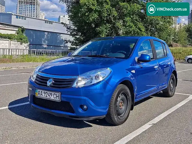 Renault Sandero 2011, фото з оголошення 1 з 16, VIN VF1BSRMER45537631