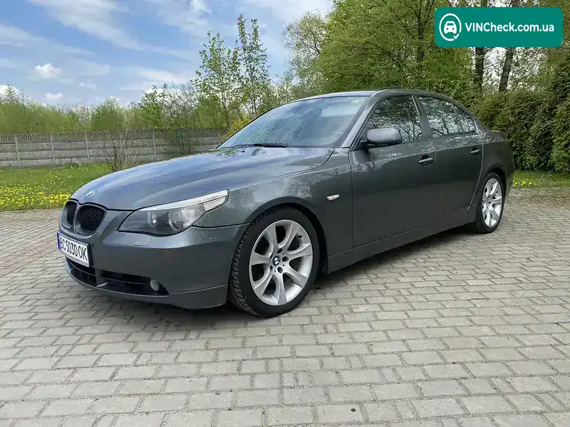 BMW 5 Series 2005, фото з оголошення 2 з 20, VIN WBANC710X0B633899