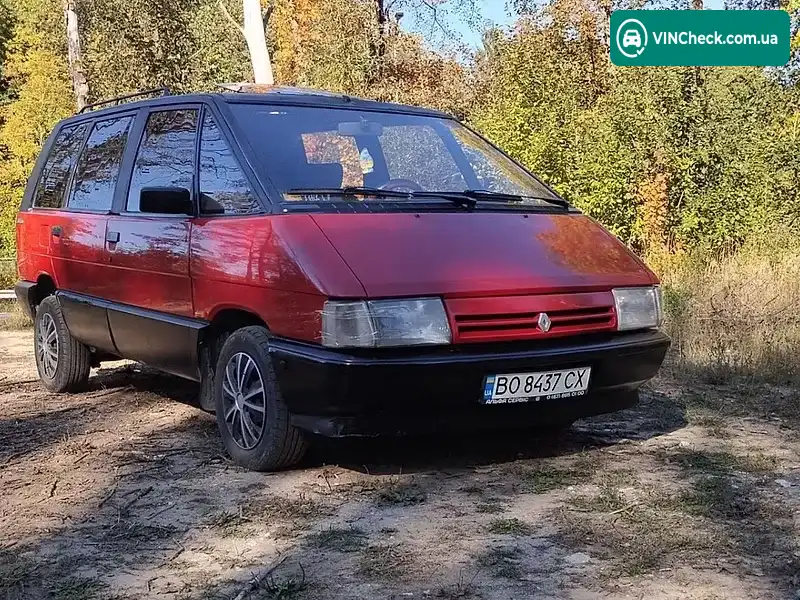 Renault Espace 1990, фото з оголошення 2 з 20, VIN VF8J117050R541237