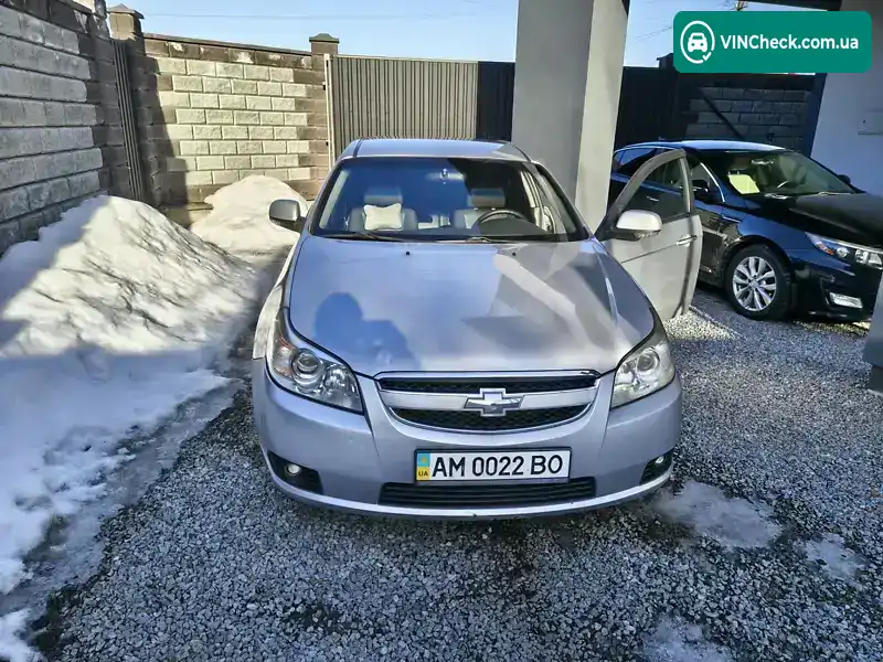 Chevrolet Epica 2009, фото з оголошення 2 з 12, VIN Y6DLA69LE9B155012