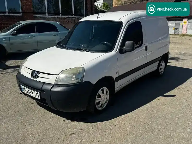 Peugeot Partner 2007, фото з оголошення 1 з 9, VIN VF3GCWJYB96253577