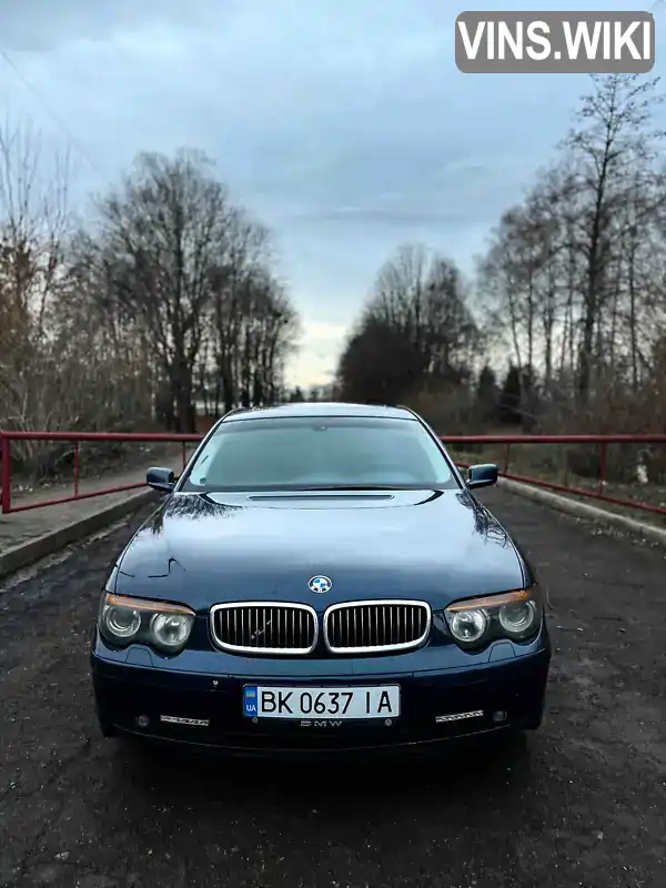 BMW 7 Series 2003, фото з оголошення 1 з 21, VIN WBAGM21070DR49290