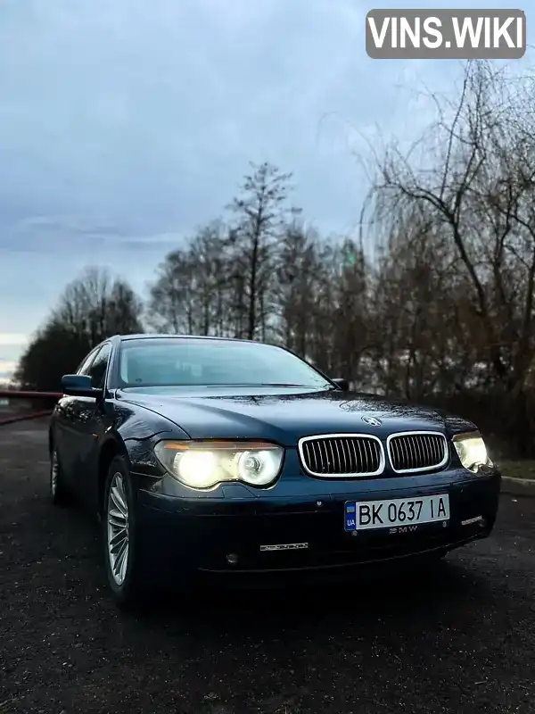 BMW 7 Series 2003, фото з оголошення 2 з 21, VIN WBAGM21070DR49290