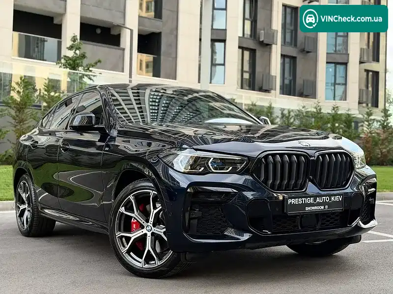 BMW X6 2022, фото з оголошення 2 з 20, VIN WBAGT210209L56989