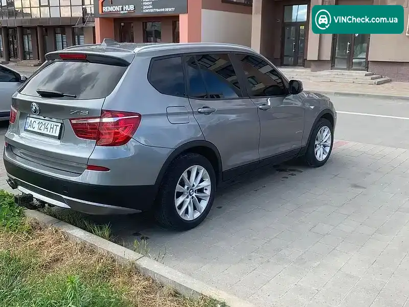 BMW X3 2012, фото з оголошення 1 з 8, VIN 5UXWX9C54D0D00813