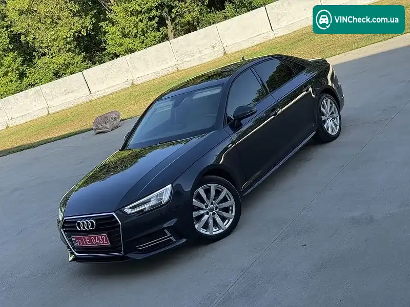 Audi A4 2018, фото з оголошення 2 з 20, VIN WAUKMAF47JA084792