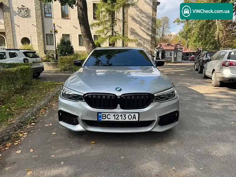 BMW 5 Series 2019, фото з оголошення 1 з 20, VIN WBAJA7C56KG911507