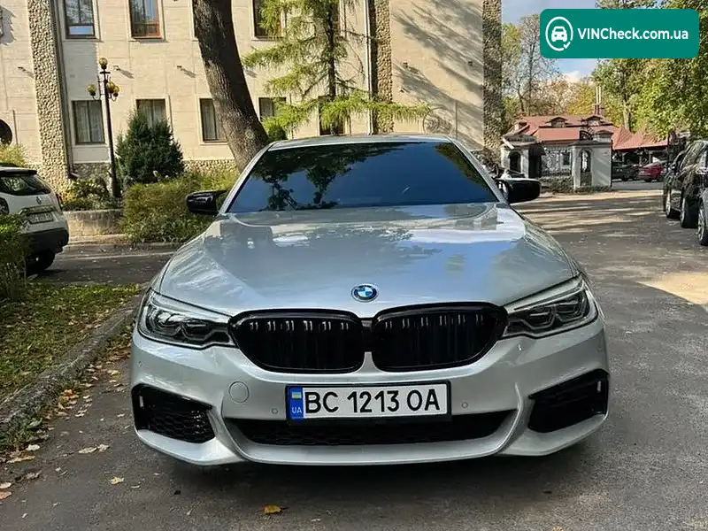 BMW 5 Series 2019, фото з оголошення 2 з 20, VIN WBAJA7C56KG911507