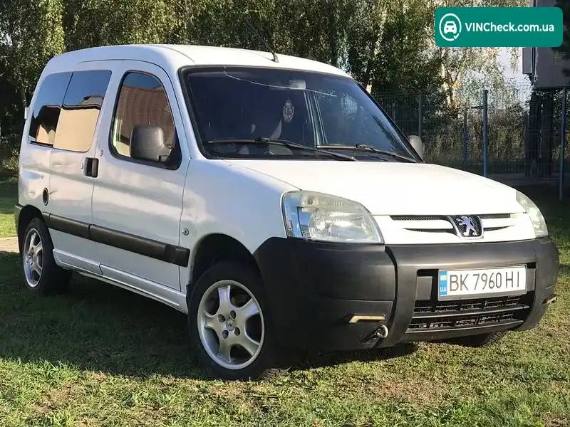 Peugeot Partner 2006, фото з оголошення 1 з 20, VIN VF3GCWJYB96233717