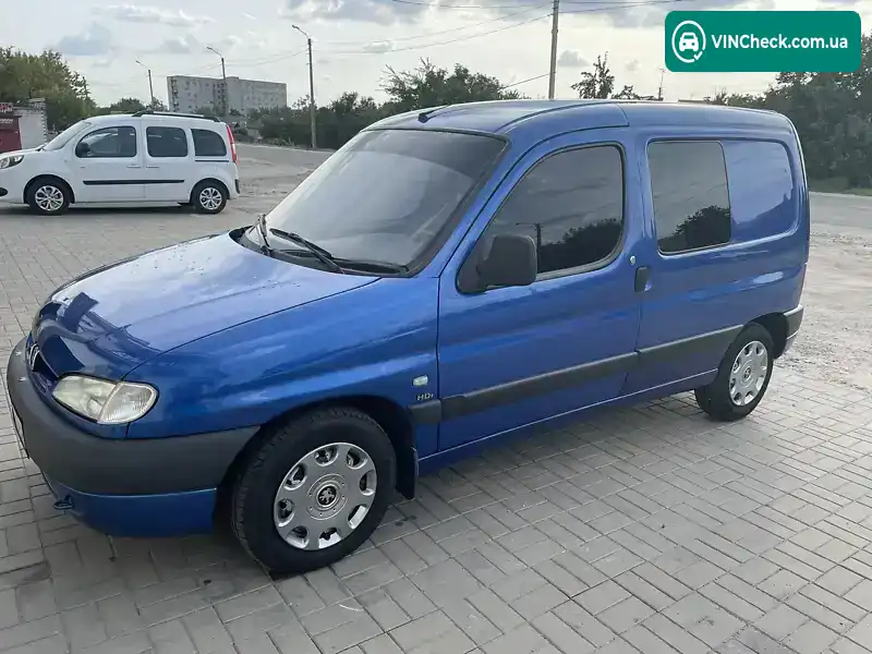 Peugeot Partner 2002, фото з оголошення 1 з 12, VIN VF35BRHYF60547135