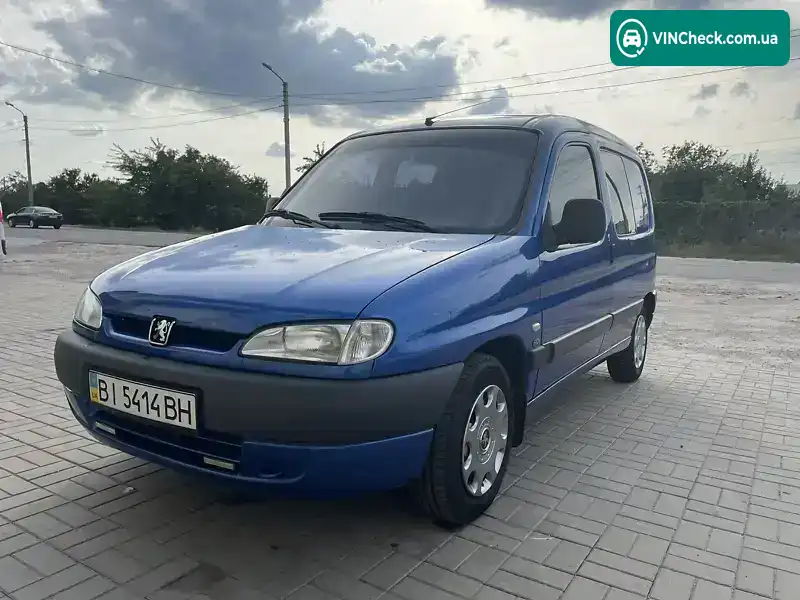 Peugeot Partner 2002, фото з оголошення 2 з 12, VIN VF35BRHYF60547135