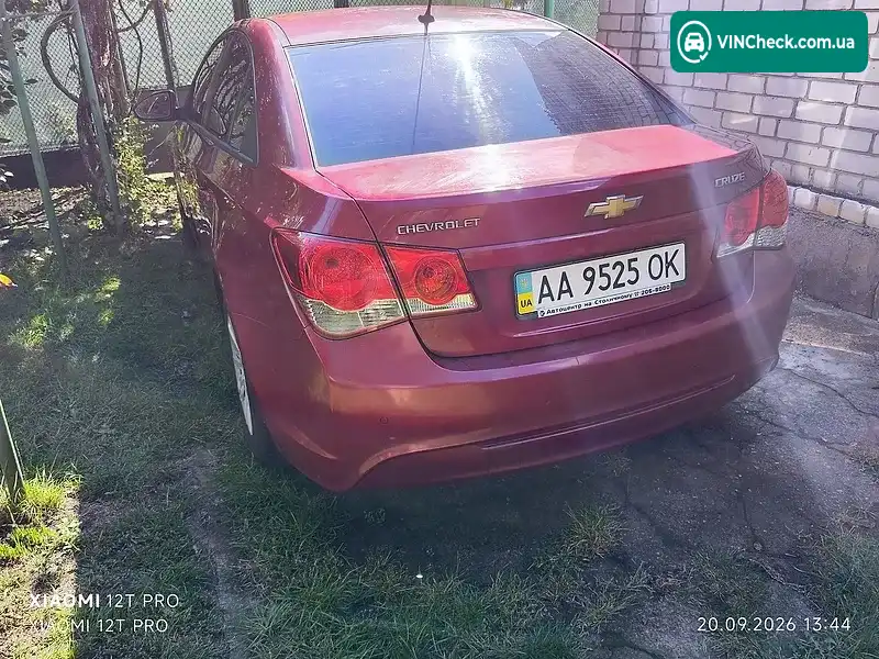 Chevrolet Cruze 2014, фото з оголошення 2 з 9, VIN Y6DJF6959EK569824