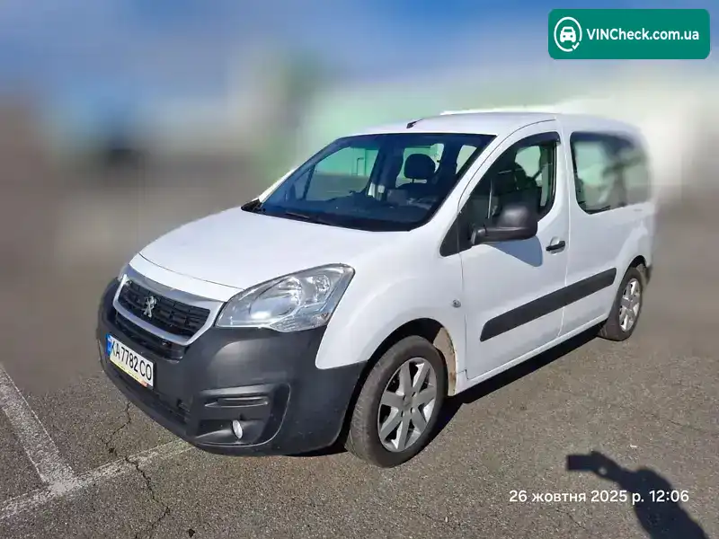 Peugeot Partner 2017, фото з оголошення 1 з 19, VIN VF37J9HN0HJ606246