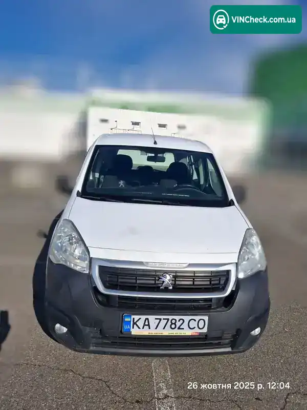Peugeot Partner 2017, фото з оголошення 2 з 19, VIN VF37J9HN0HJ606246