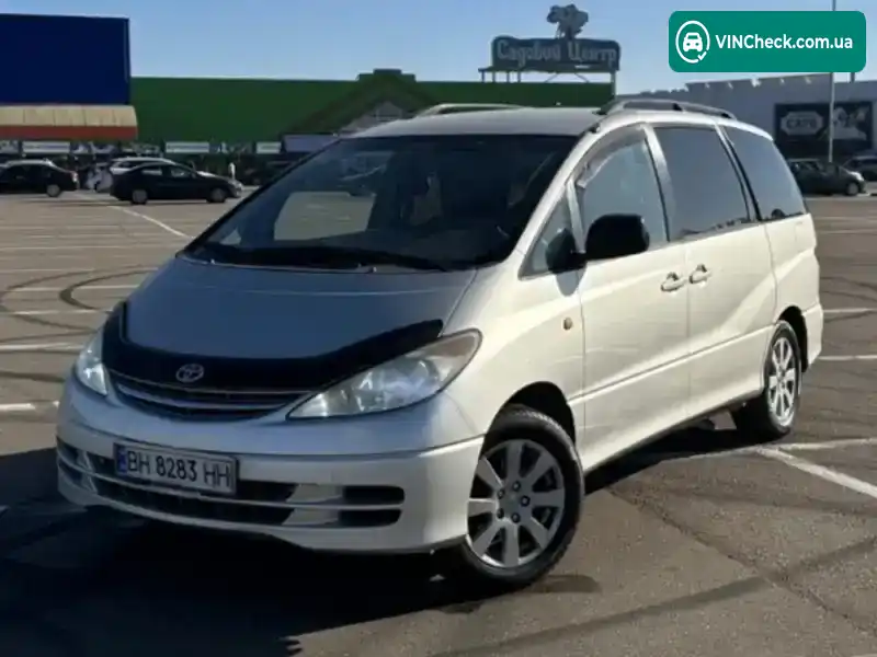 Toyota Previa 2000, фото з оголошення, VIN JTEGD32MX00044944