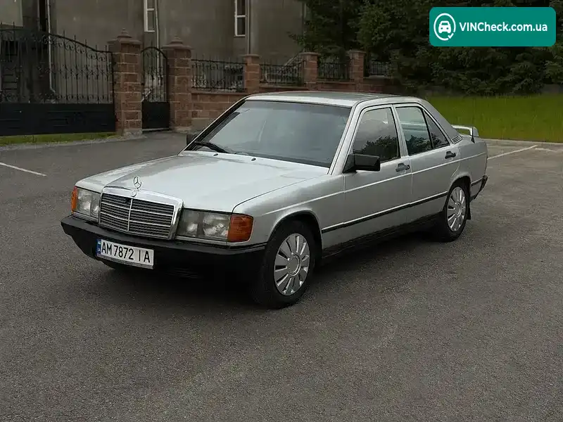 Mercedes-Benz 190 1988, фото з оголошення 2 з 16, VIN WDB2010281F453944