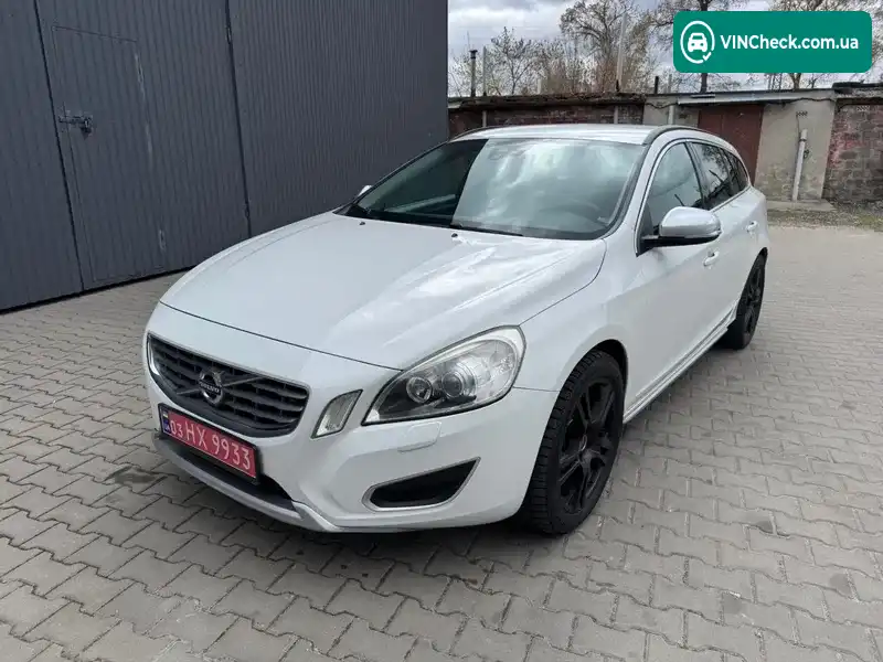Volvo V60 2012, фото з оголошення 2 з 20, VIN YV1FW8756D1105469