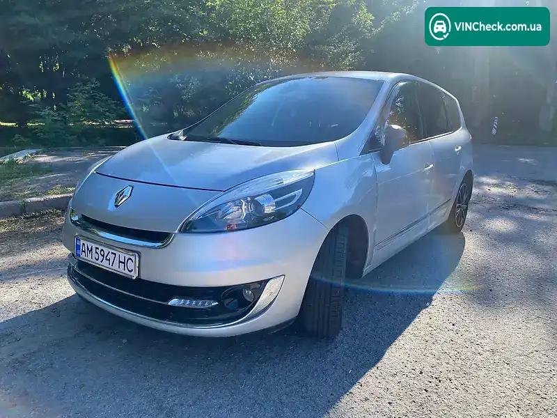 Renault Scenic 2012, фото з оголошення 1 з 20, VIN VF1JZ00AD47676628