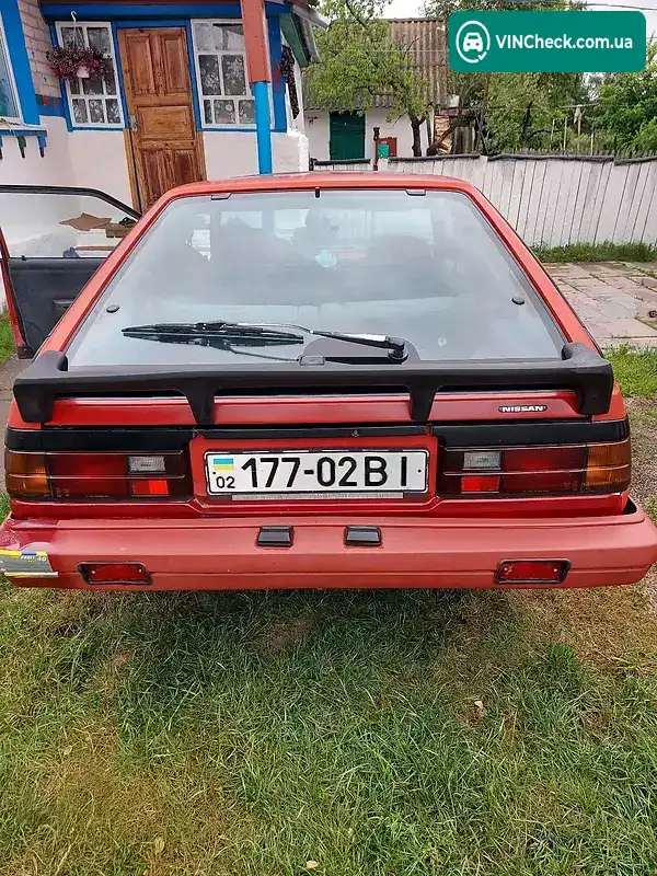 Nissan Sunny 1986, фото з оголошення 2 з 5, VIN JN10KHB11U0066610