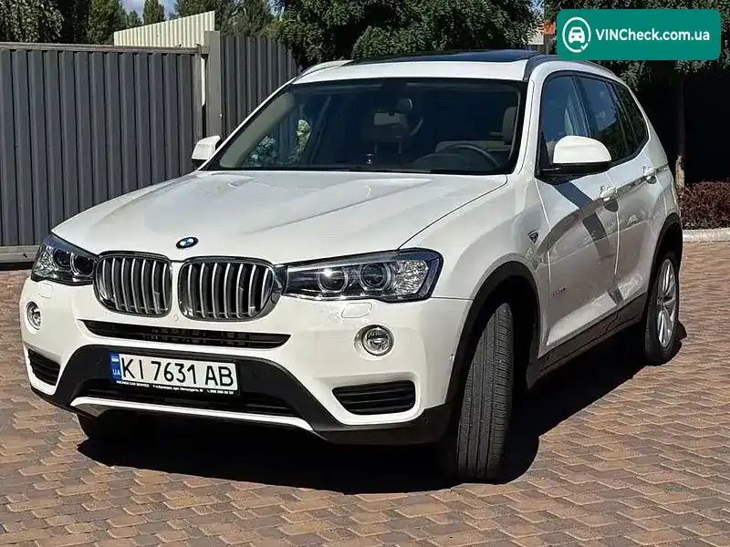 BMW X3 2017, фото з оголошення 1 з 20, VIN 5UXWX9C3XH0W79057