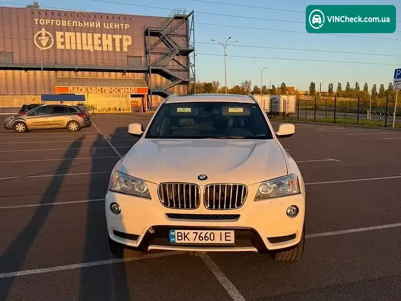 BMW X3 2013, фото з оголошення 2 з 19, VIN 5UXWX9C59D0D09104